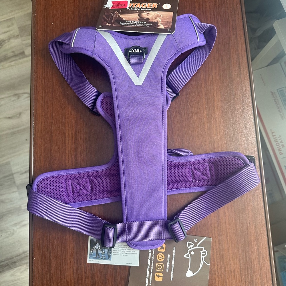 Voyager Comfort Fit Purple Dog Harness